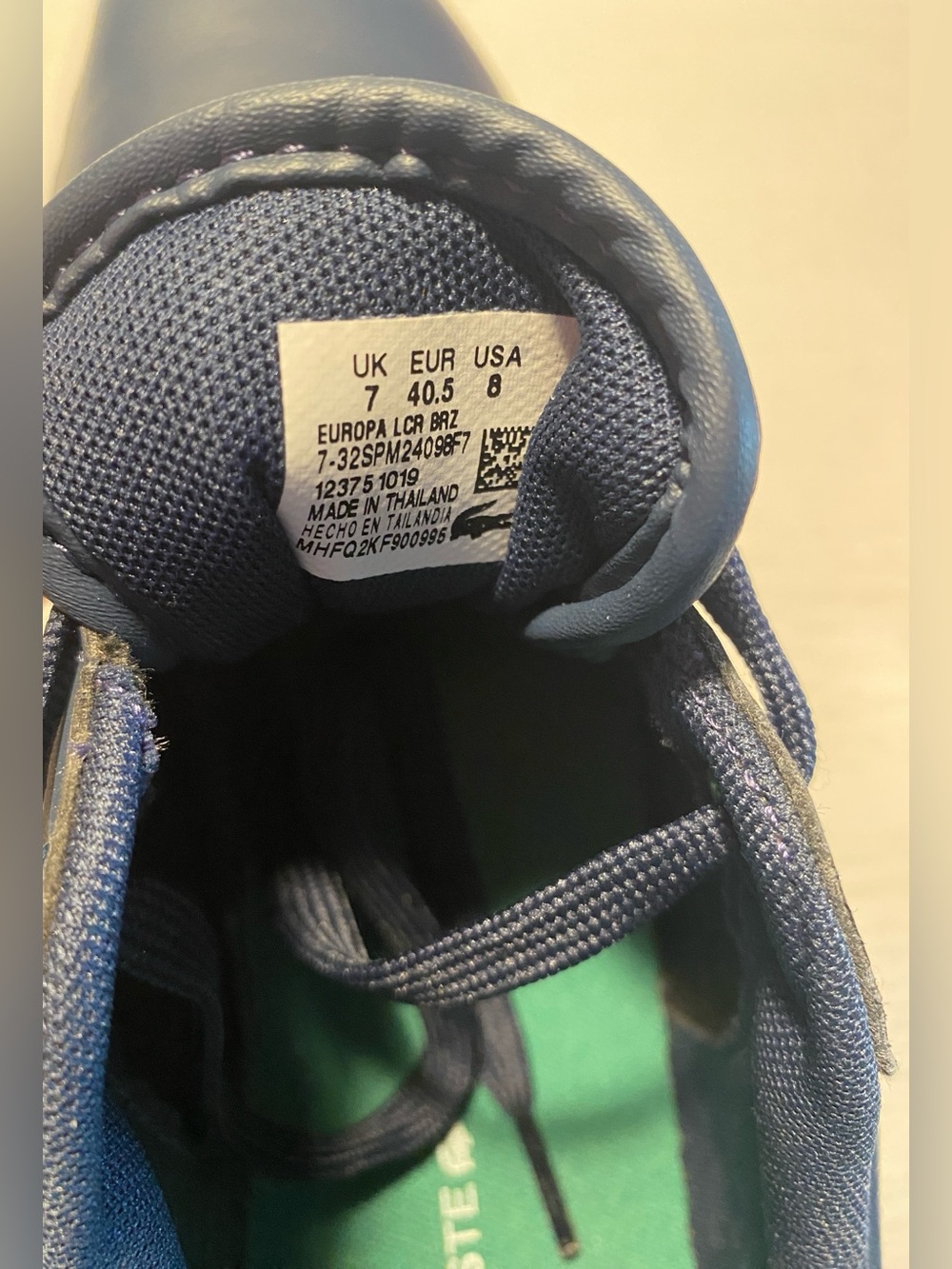Lacoste Men’s Shoes Size 8 - Picture 6 of 7